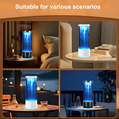 🌪️7-Color LED Tornado Lamp🎨💡