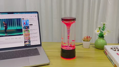 🌪️7-Color LED Tornado Lamp🎨💡